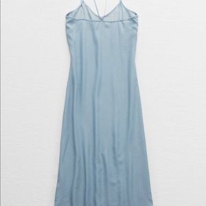 NWT Arie Maxi Dress+Spaghetti Strap+Denim+Size XS+Maxi Dress